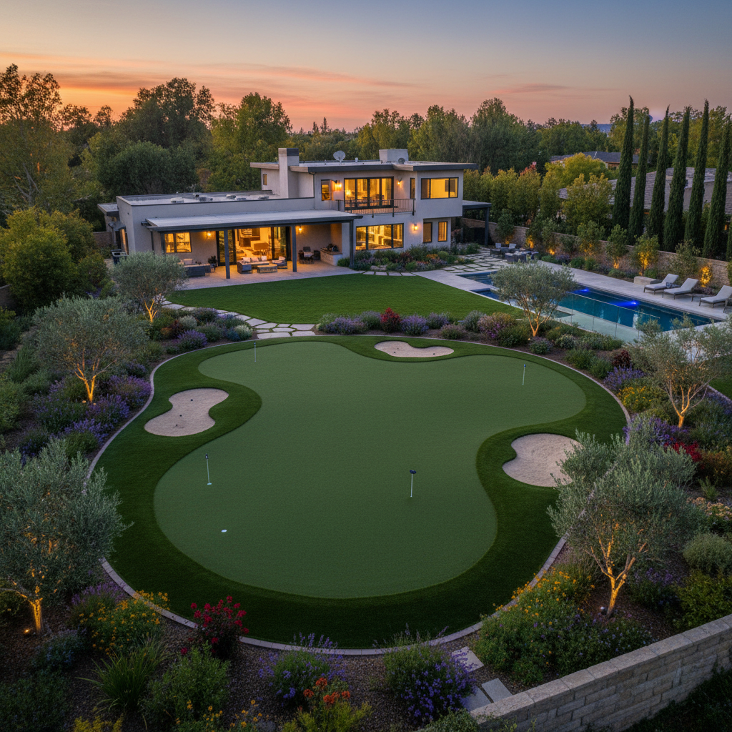 Artificial grass benefits for homeowners - golf & putting greens Artificial grass benefits for homeowners - golf & putting greens