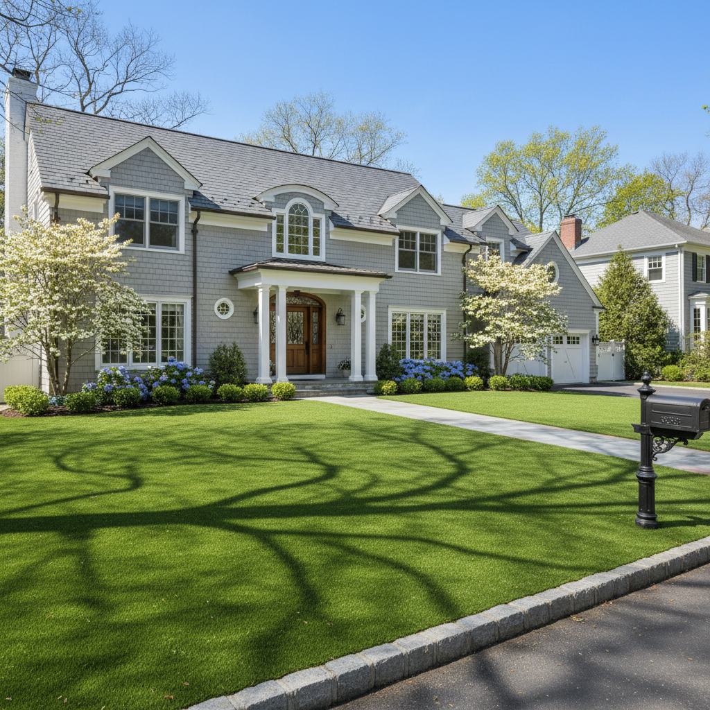 Fairfield's Green Shift: Why Artificial Grass is the Smart Home Investment for CT, NYC, NJ - artificial grass installation by Pags The Turf Guy