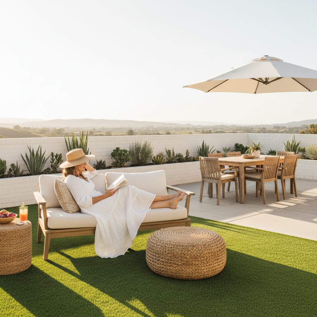 Artificial grass benefits for homeowners - pet health and