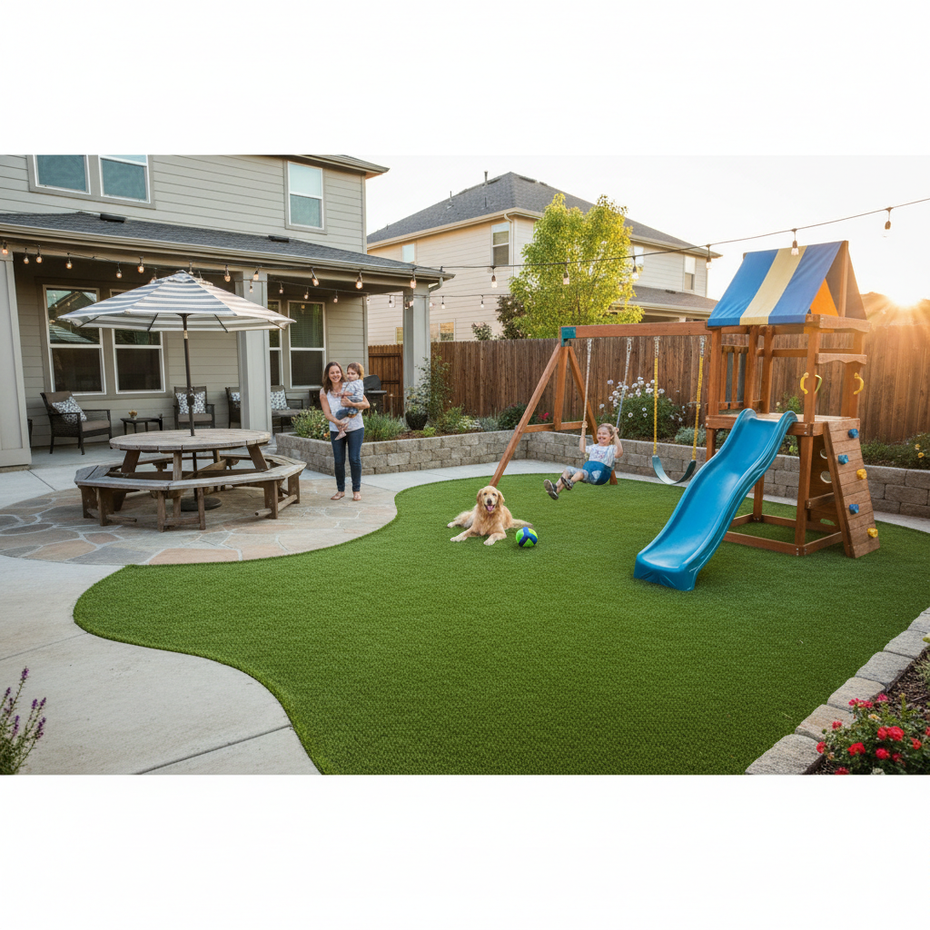 Artificial grass benefits for homeowners - family & lifestyle