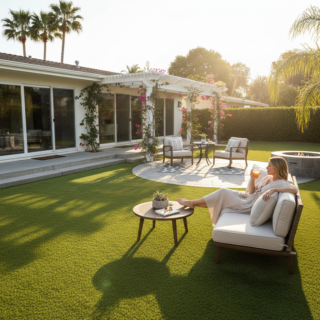 Artificial grass benefits for homeowners - saving money