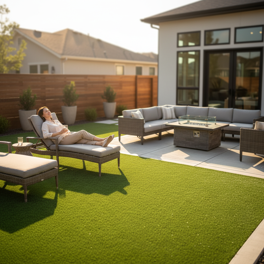 Artificial grass benefits for homeowners - commercial property landscaping