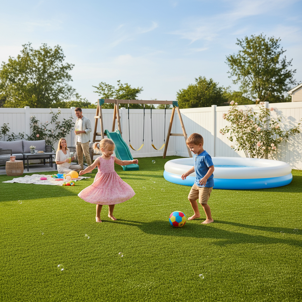 8 Brilliant Outdoor Living Ideas Using Artificial Turf in Brooklyn - artificial grass installation by Pags The Turf Guy