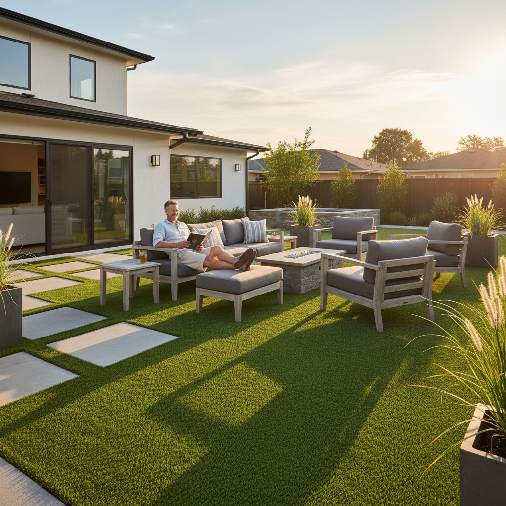 Artificial grass benefits for homeowners - water conservation and