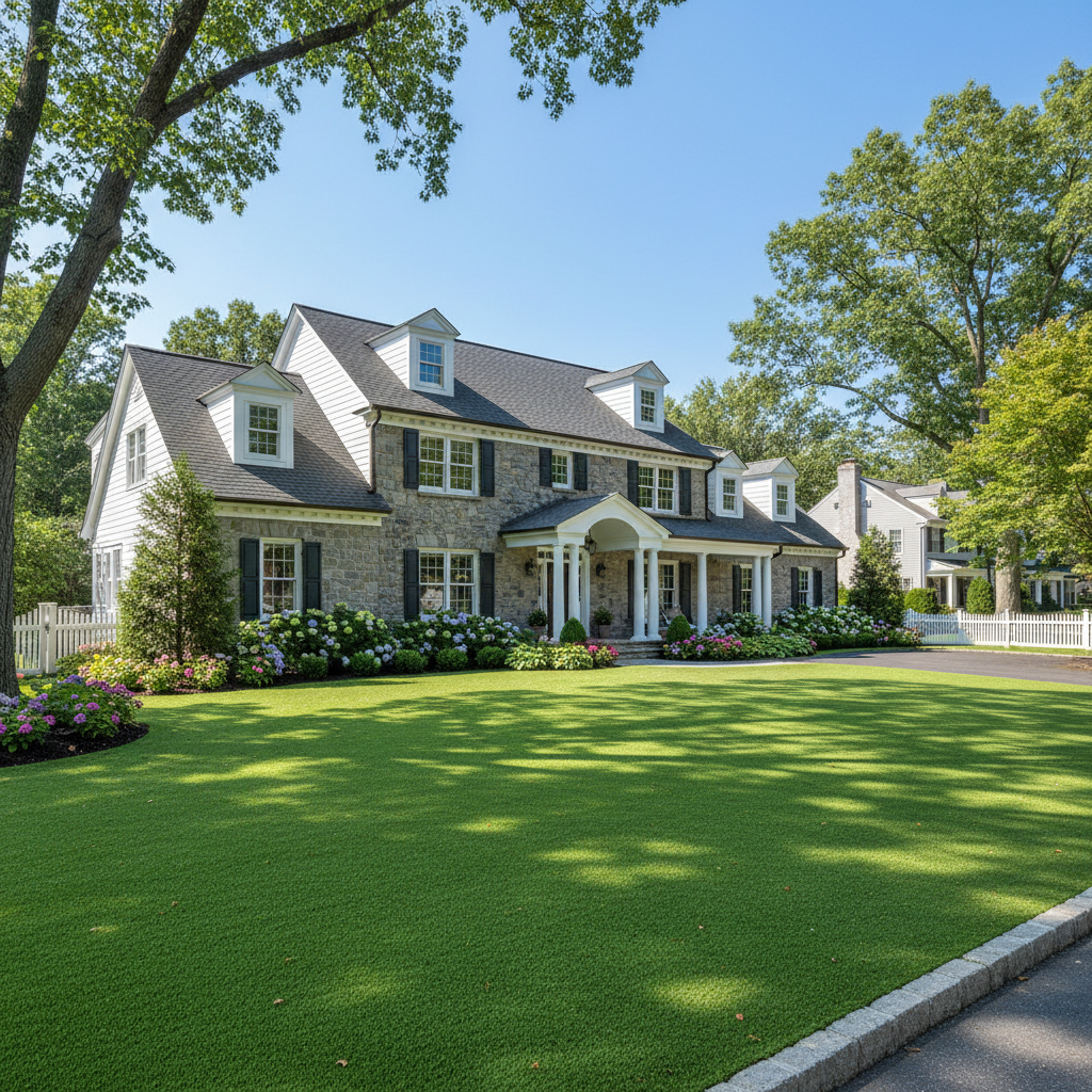 Boost Home Value with Artificial Grass Putting Greens in CT, NYC, NJ - artificial grass installation by Pags The Turf Guy