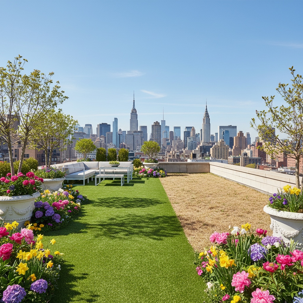 8 Outdoor Living Ideas Using Artificial Turf in Hoboken, NJ