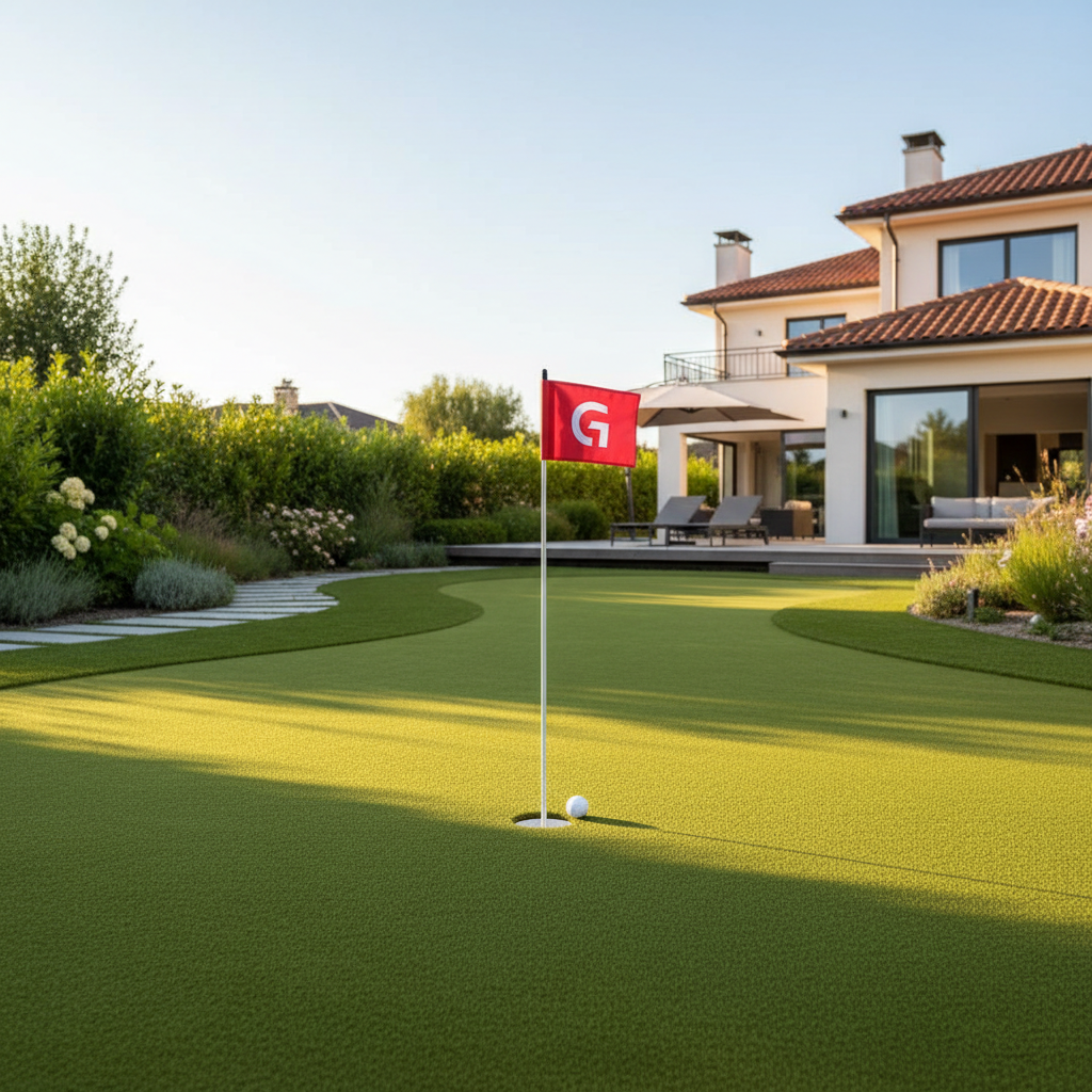 6 Benefits of Installing a Backyard Putting Green in Brooklyn - artificial grass installation by Pags The Turf Guy