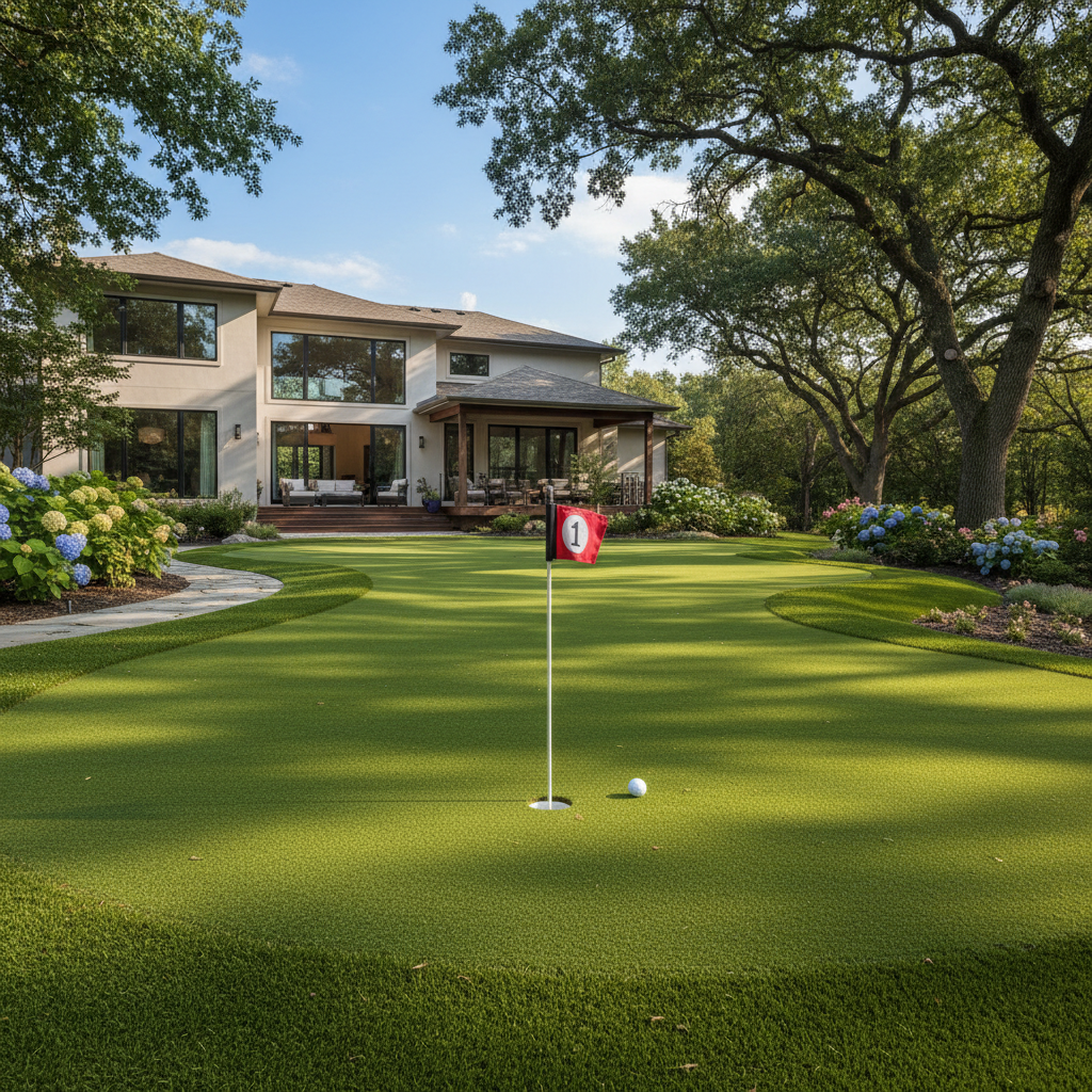 6 Benefits of Installing a Backyard Putting Green in Stamford, CT - artificial grass installation by Pags The Turf Guy