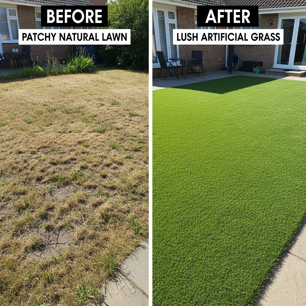 Artificial grass benefits for homeowners - low maintenance