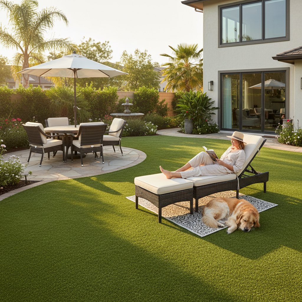 Artificial grass benefits for homeowners - water conservation and