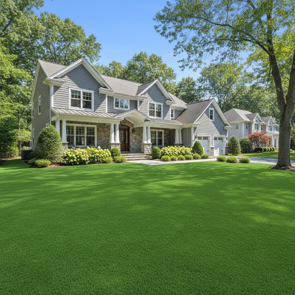Beat Darien Water Restrictions with Artificial Grass Installation - artificial grass installation by Pags The Turf Guy