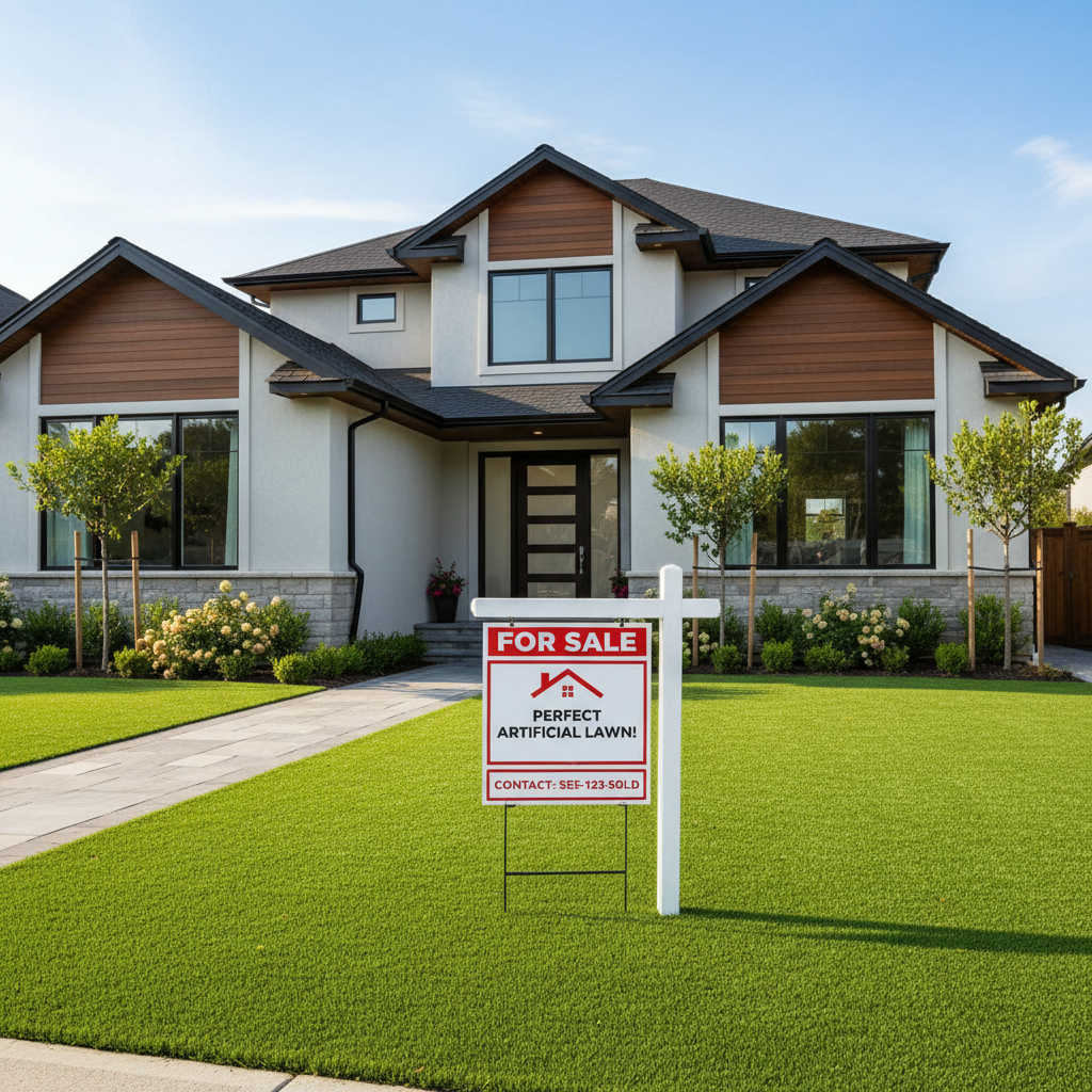 Artificial grass benefits for homeowners - property value