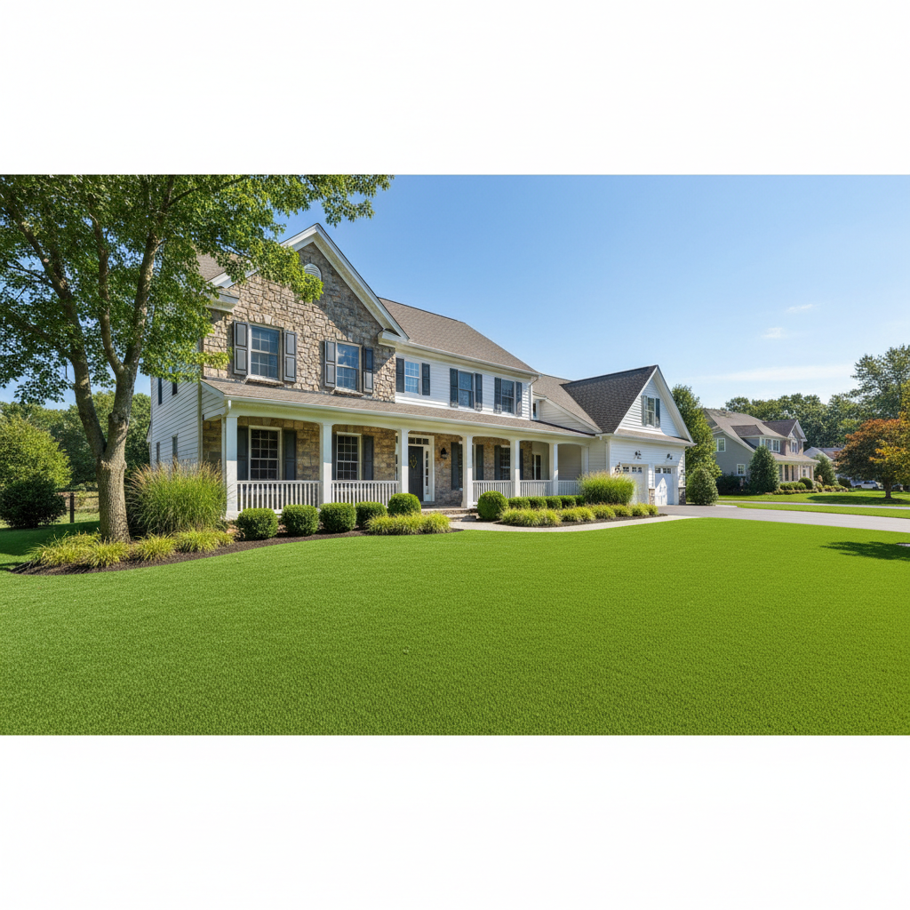 Beating Aquarion Water Restrictions With Artificial Grass in New Canaan - artificial grass installation by Pags The Turf Guy