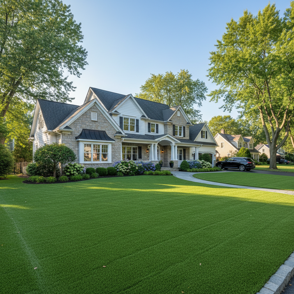Winter-Proof Your Yard: Artificial Grass for CT, NYC, & NJ Weather - artificial grass installation by Pags The Turf Guy