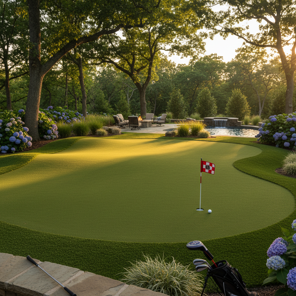 6 Benefits of Installing a Backyard Putting Green in Westport, CT - artificial grass installation by Pags The Turf Guy