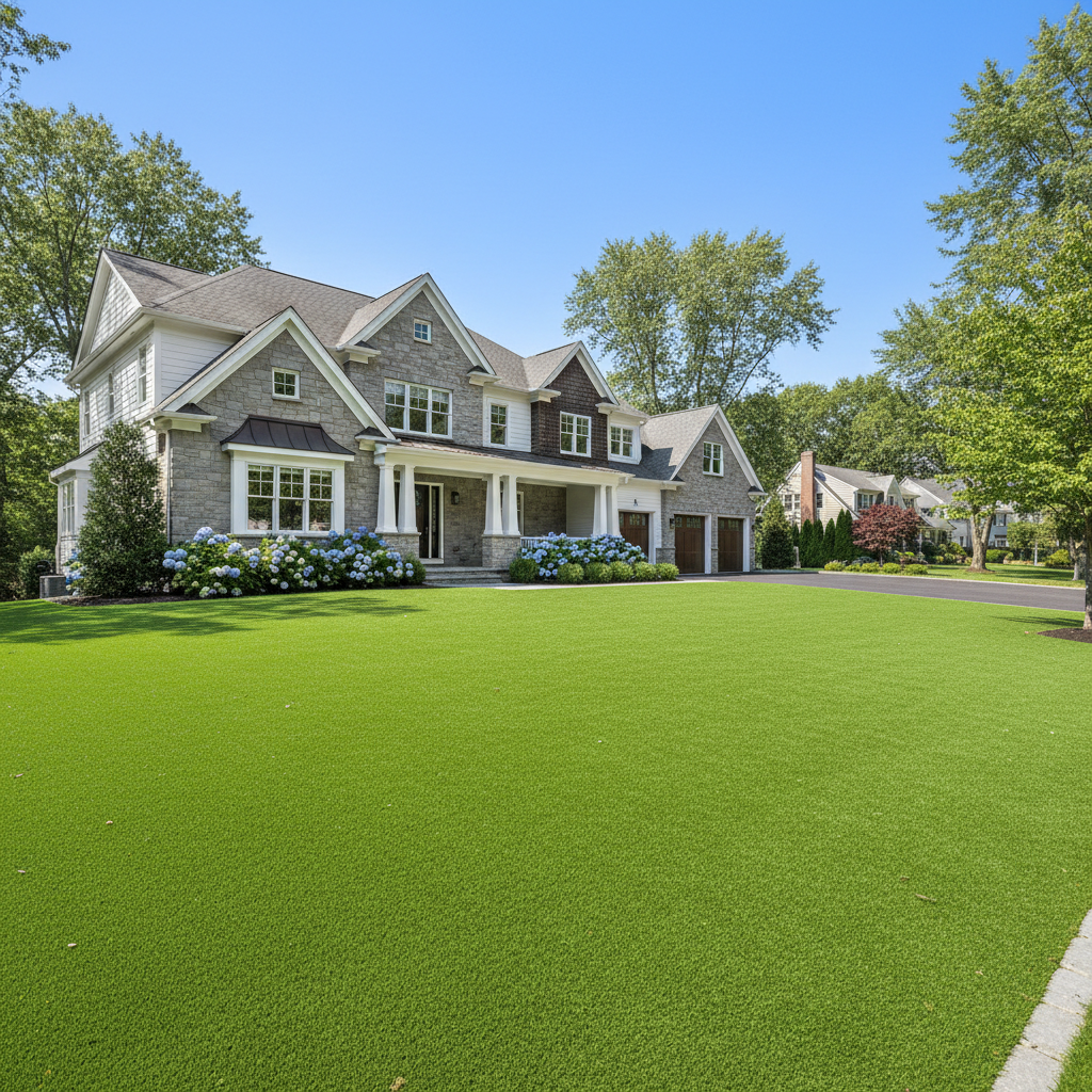 NYC Staycations & Golf: The Rise of Backyard Putting Greens in CT, NJ - artificial grass installation by Pags The Turf Guy