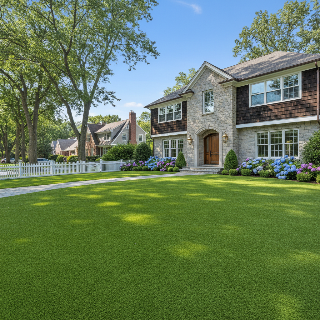 Beat Drought & High Bills: Artificial Grass for Water Conservation in CT, NYC, NJ - artificial grass installation by Pags The Turf Guy