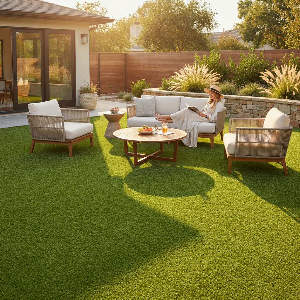 Artificial grass benefits for homeowners - saving money Artificial grass benefits for homeowners - saving money