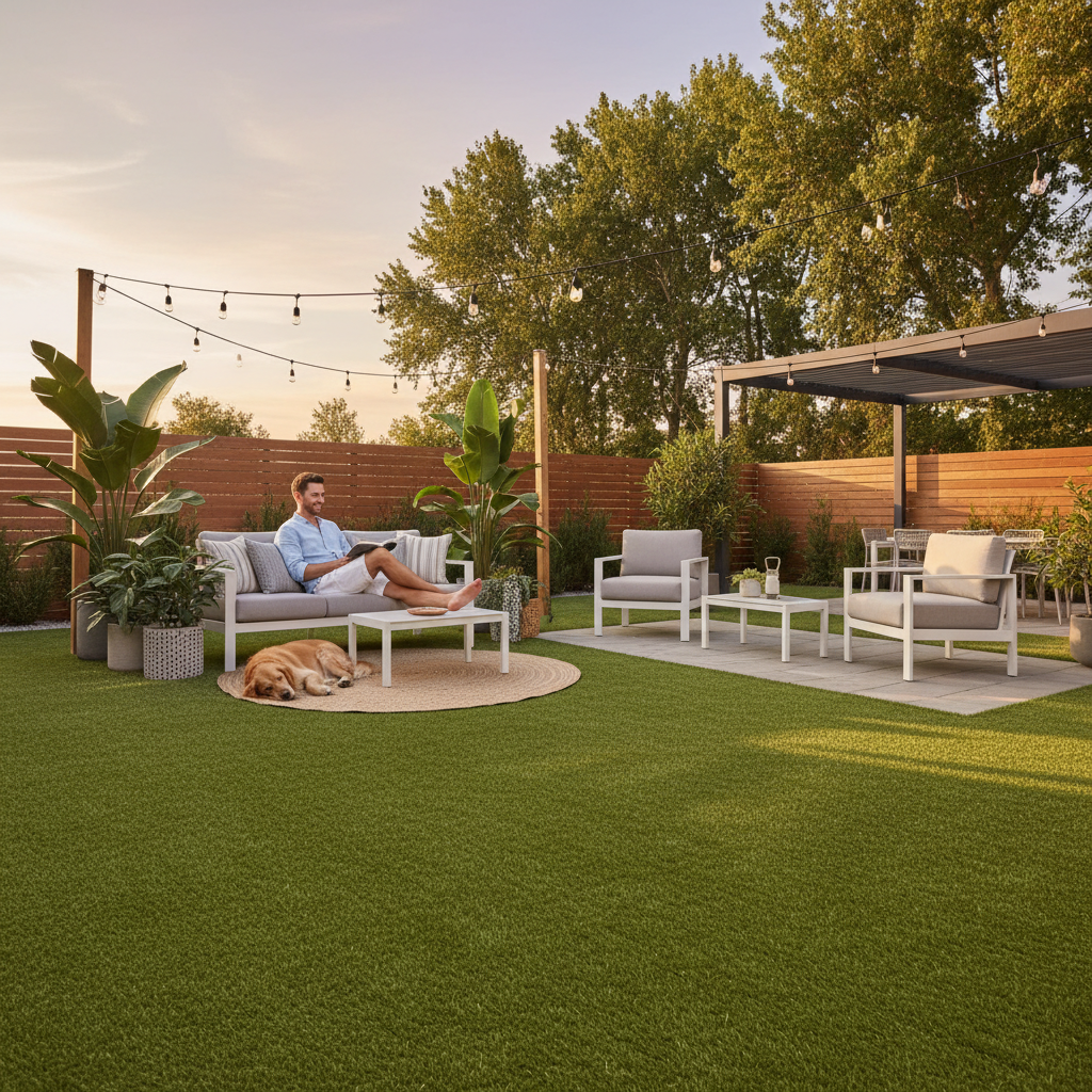 Artificial grass benefits for homeowners - commercial property landscaping