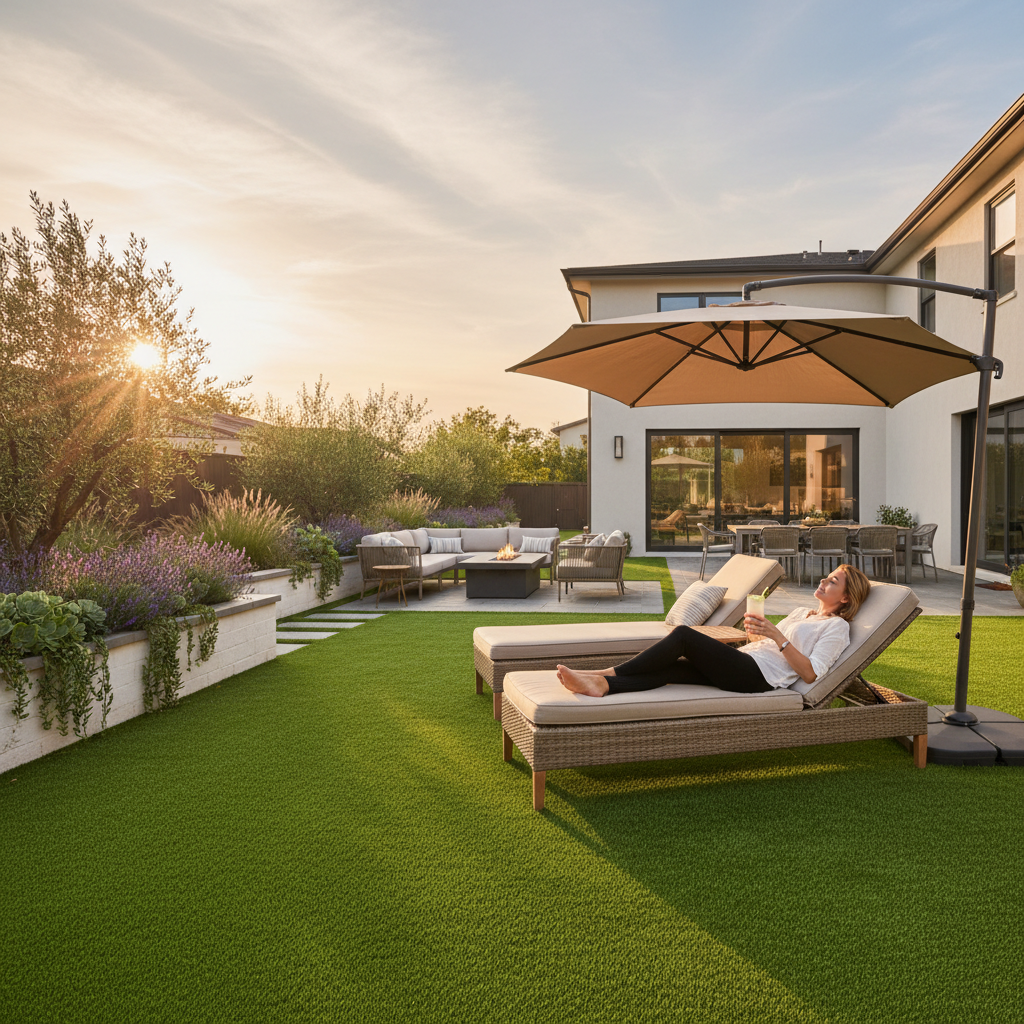 Artificial grass benefits for homeowners - commercial property landscaping