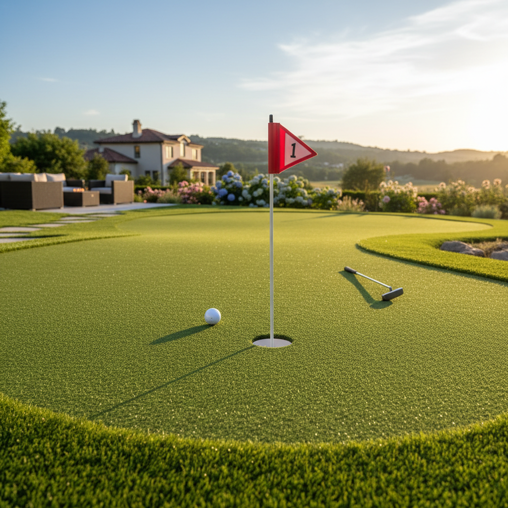 6 Benefits of Installing a Backyard Putting Green in Hoboken, NJ - artificial grass installation by Pags The Turf Guy