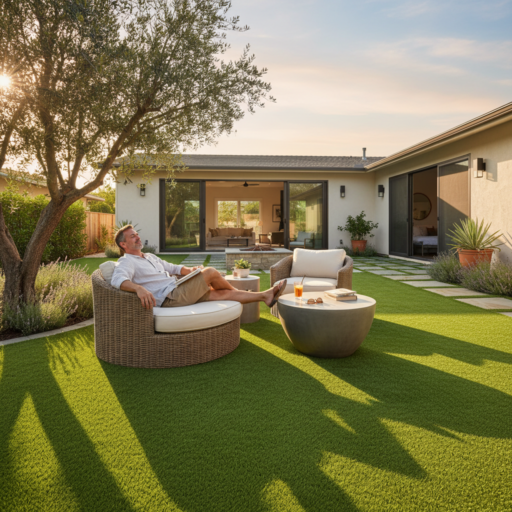 Artificial grass benefits for homeowners - water conservation and