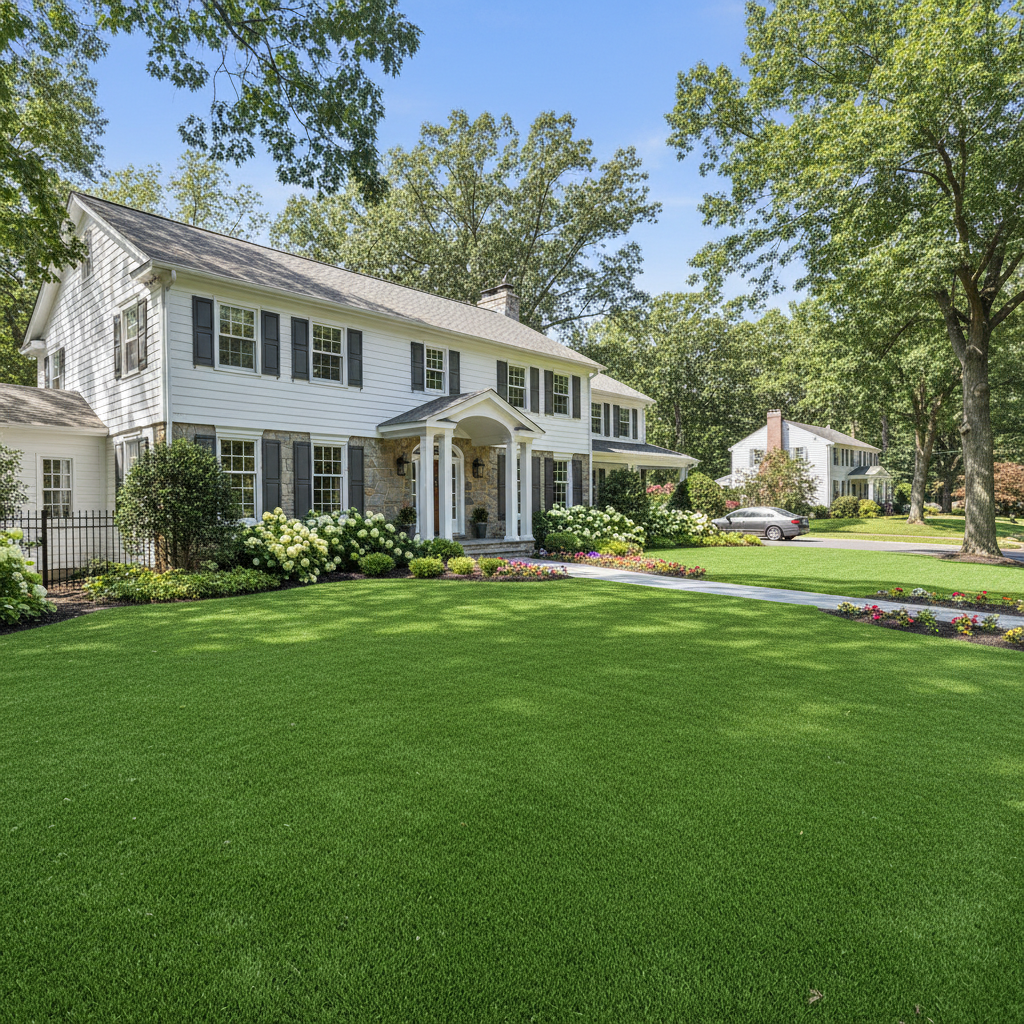 Staycation Ready: The Ultimate Low-Maintenance Backyard in CT, NYC & NJ - artificial grass installation by Pags The Turf Guy