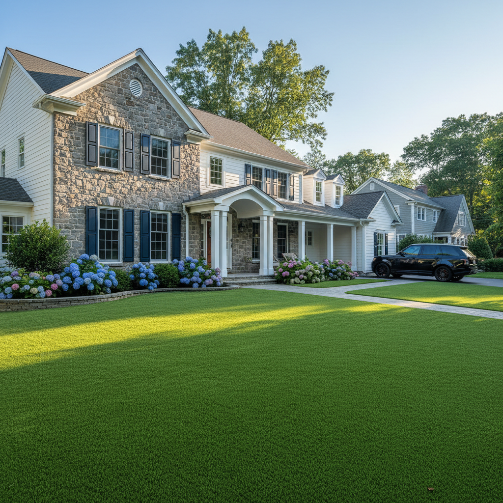 Beat Winter Blues: Year-Round Home Sports with Artificial Grass in CT, NYC, NJ - artificial grass installation by Pags The Turf Guy