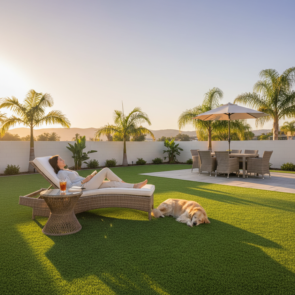 Artificial grass benefits for homeowners - water conservation and
