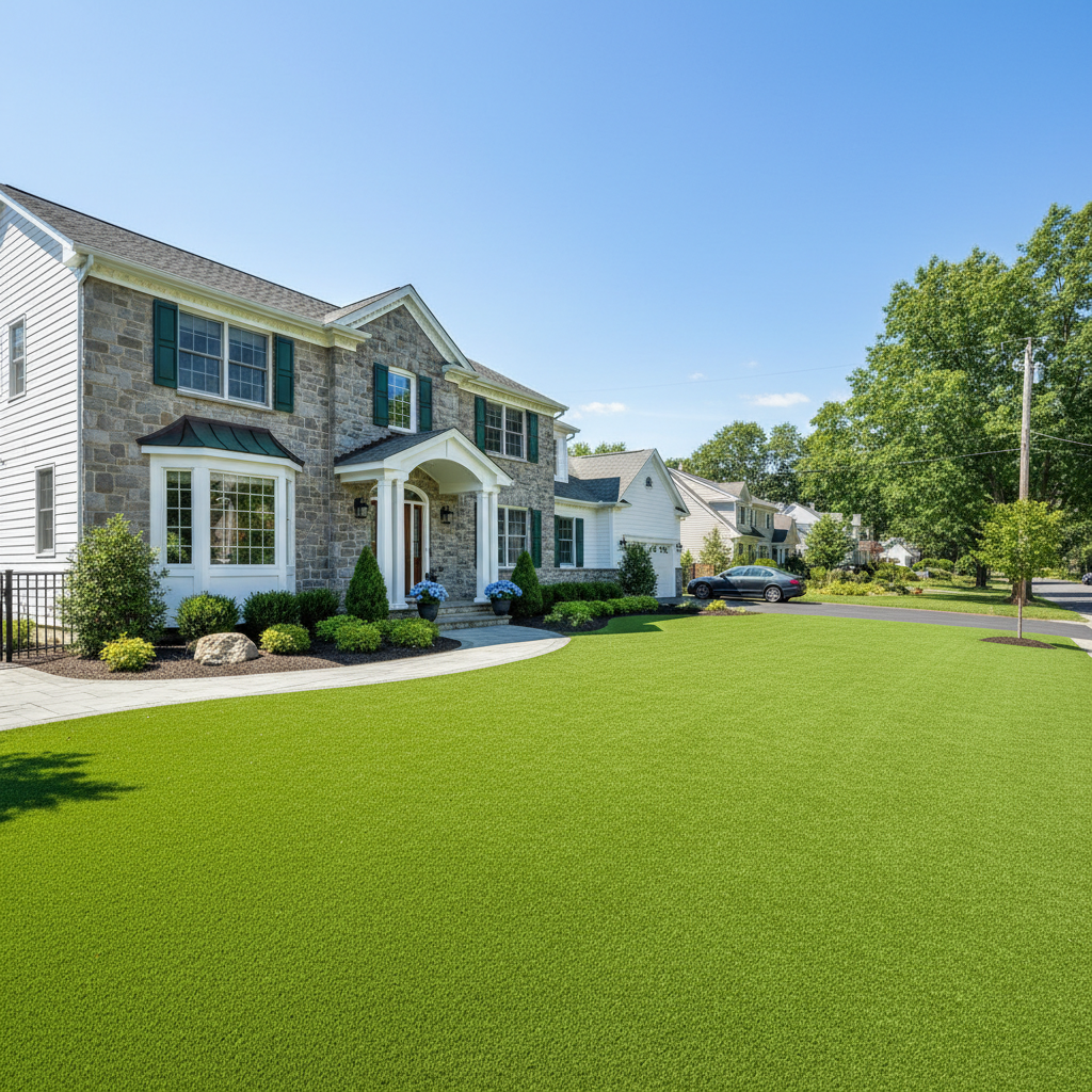 Beat the Heat: Drought-Resistant Artificial Grass for CT, NYC, NJ Homes - artificial grass installation by Pags The Turf Guy