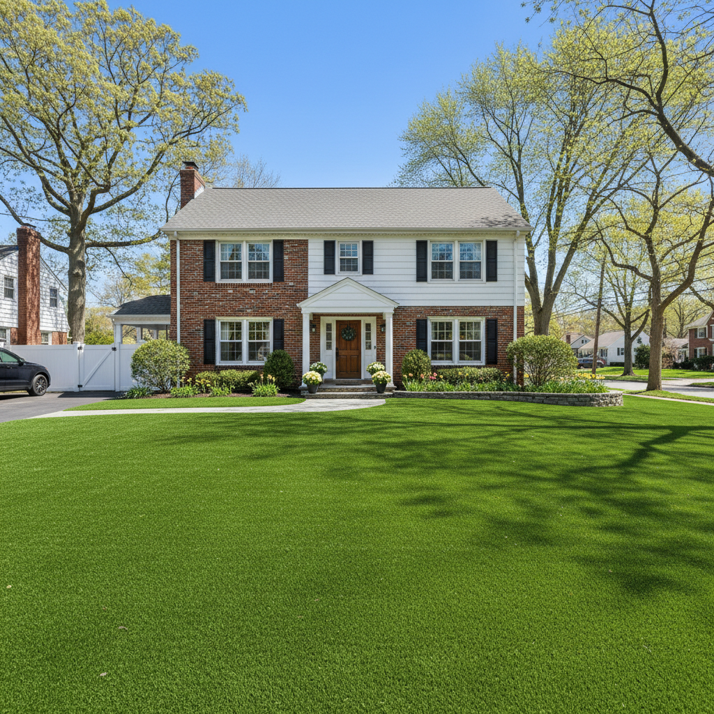 Hoboken Homeowners: Winter-Proof Your Yard & Boost Value with Artificial Grass in CT, NYC, NJ - artificial grass installation by Pags The Turf Guy