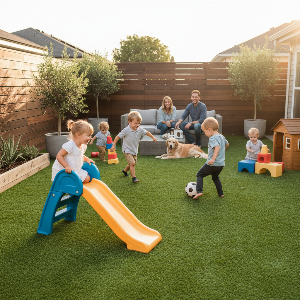 8 Brilliant Outdoor Living Ideas Using Artificial Turf in Connecticut - artificial grass installation by Pags The Turf Guy