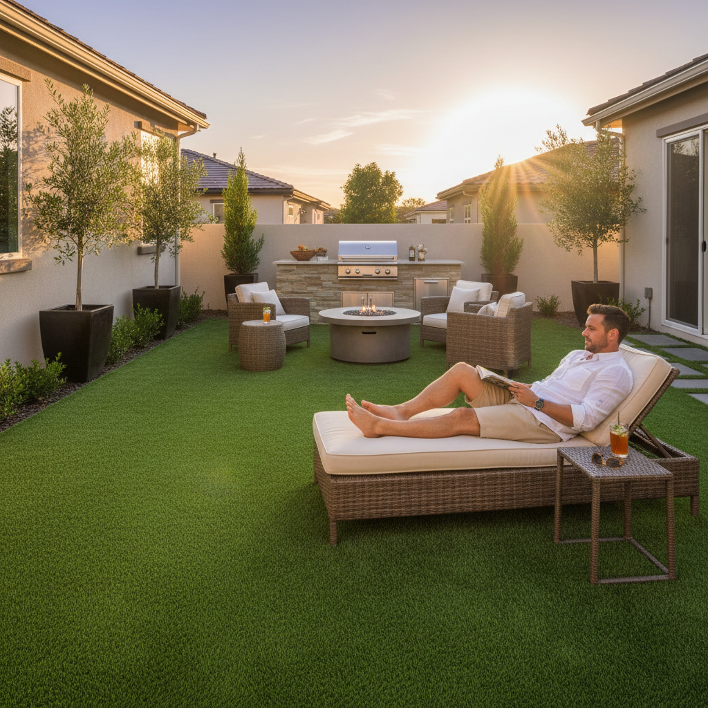 Artificial grass benefits for homeowners - low-maintenance living and