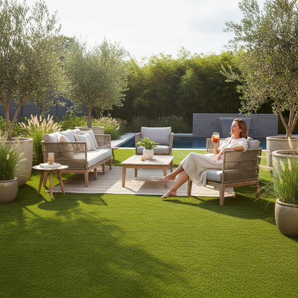 Artificial grass benefits for homeowners - backyard entertainment and Artificial grass benefits for homeowners - backyard entertainment and
