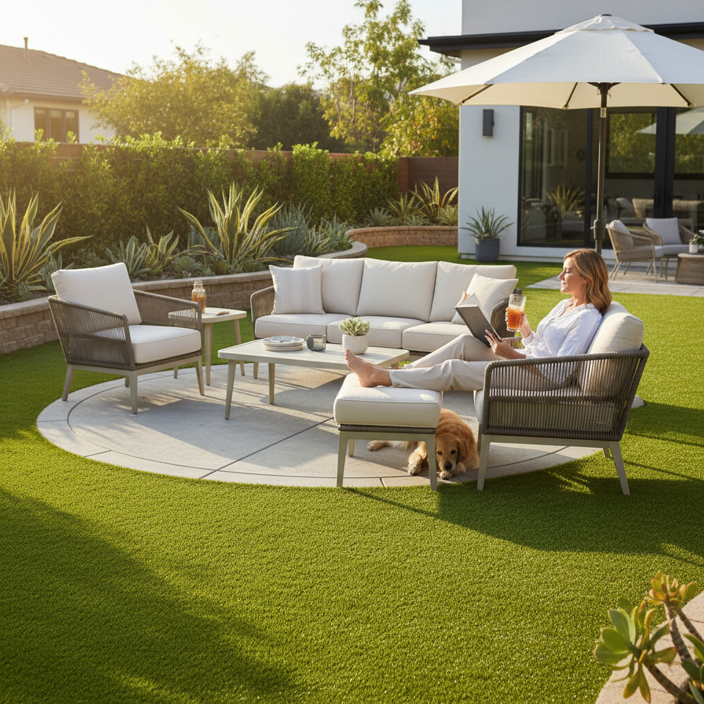 Artificial grass benefits for homeowners - low-maintenance living and