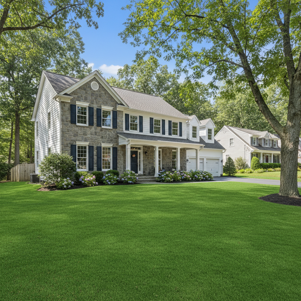 NJ Commercial Landscaping Trends: Why Homeowners in CT, NYC & NJ Are Going Green with Artificial Grass - artificial grass installation by Pags The Turf Guy