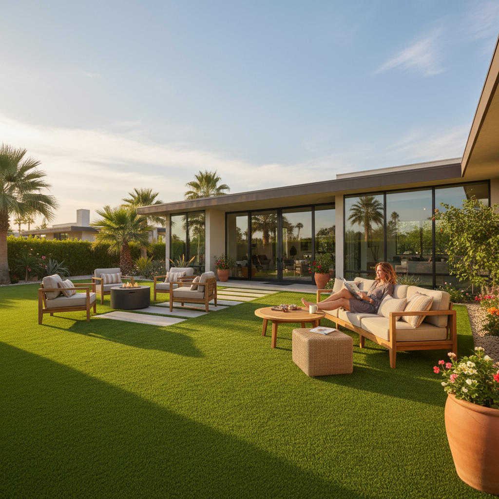 Artificial grass benefits for homeowners - water conservation and