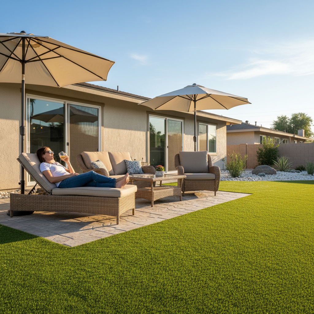 Artificial grass benefits for homeowners - commercial property landscaping