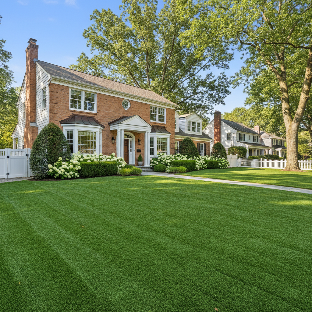 Boost Home Value & Save Time: The Sustainable Landscaping Trend in CT, NYC, NJ - artificial grass installation by Pags The Turf Guy