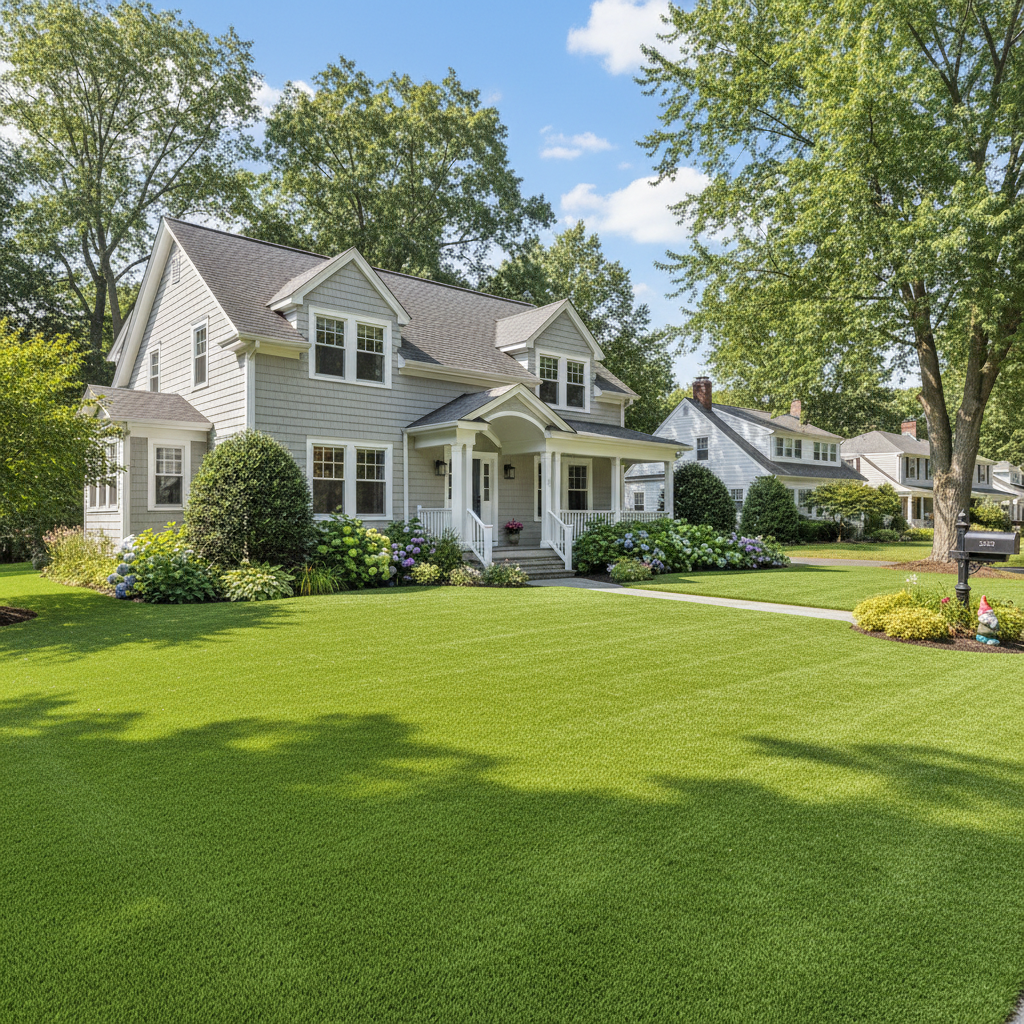 7 Ways Artificial Grass Saves New Canaan, CT Homeowners Money - artificial grass installation by Pags The Turf Guy