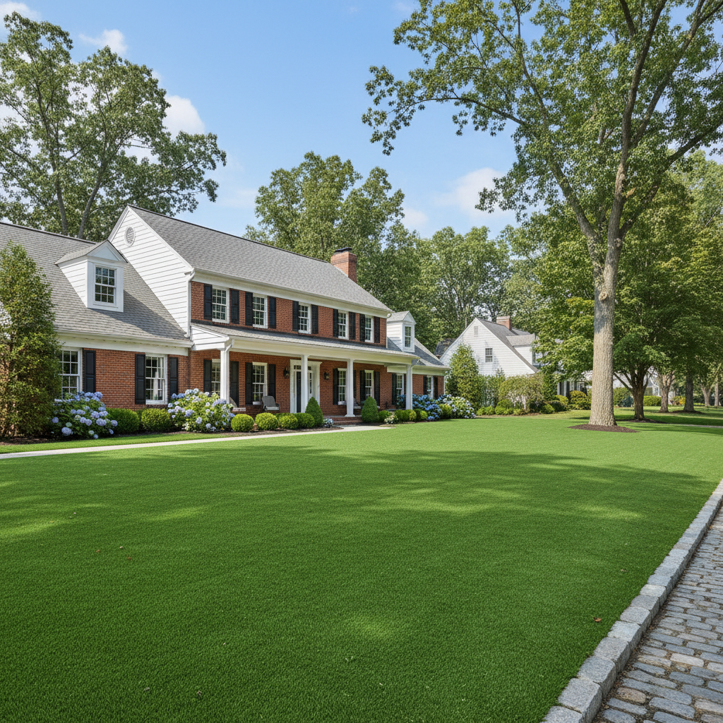 Greenwich Homeowners Prioritize Pet & Play Safety: The Artificial Grass Solution for CT, NYC, NJ - artificial grass installation by Pags The Turf Guy