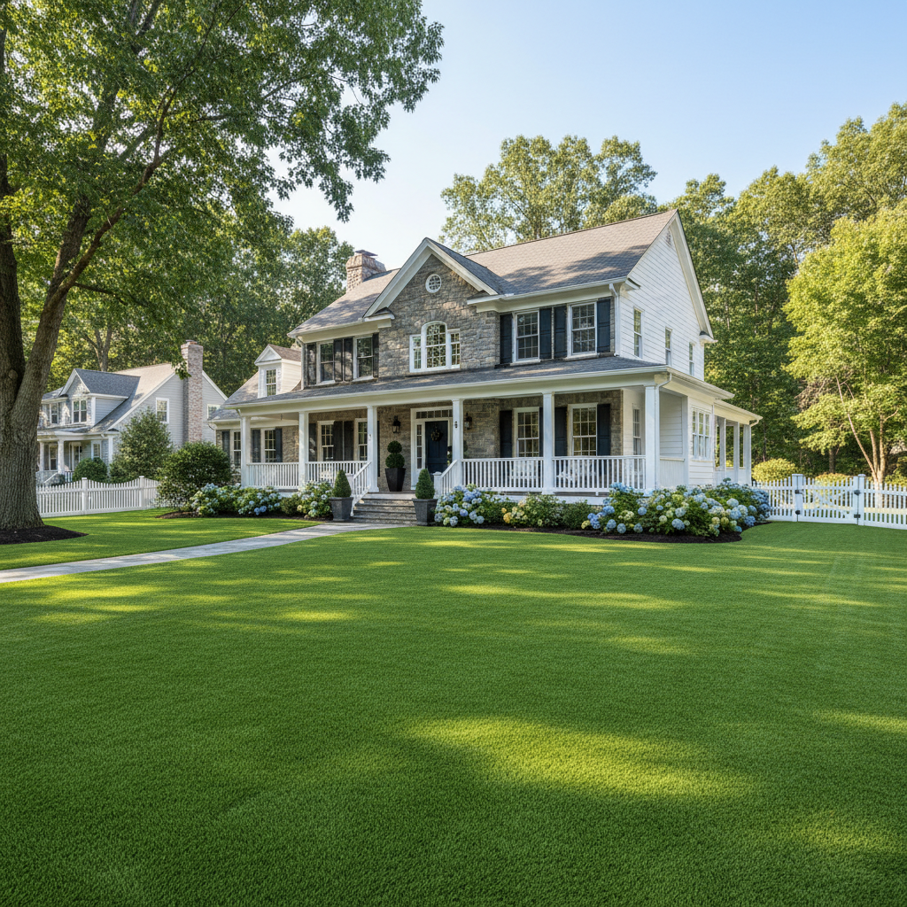 Why Low Maintenance Yards are Dominating Fairfield County Real Estate - artificial grass installation by Pags The Turf Guy