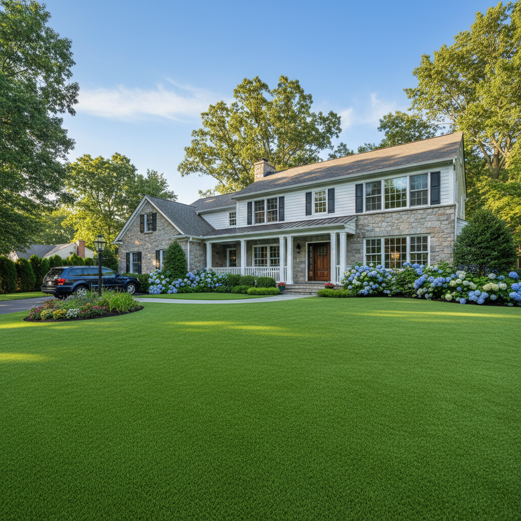 Greenwich Trends: Sustainable Luxury with Artificial Putting Greens in CT, NYC, NJ - artificial grass installation by Pags The Turf Guy