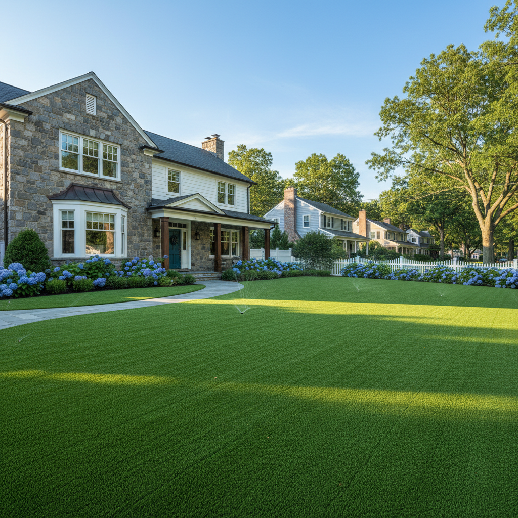 Jersey City's Green Push: How Artificial Grass Saves Water & Boosts Family Fun in CT, NYC, NJ - artificial grass installation by Pags The Turf Guy