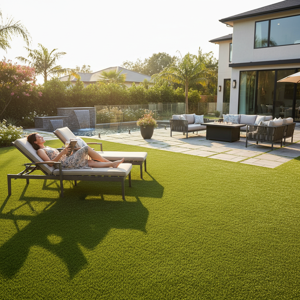 Artificial grass benefits for homeowners - commercial property landscaping