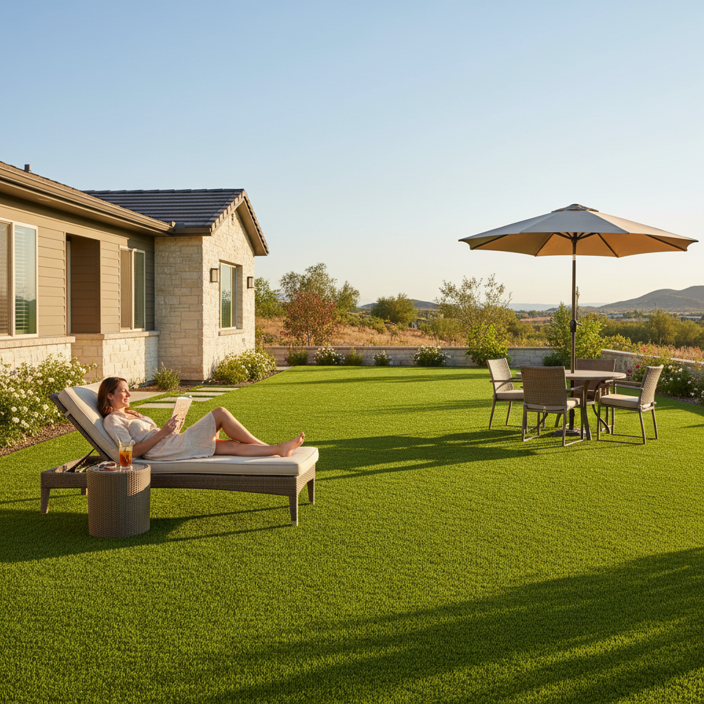 Artificial grass benefits for homeowners - commercial property landscaping