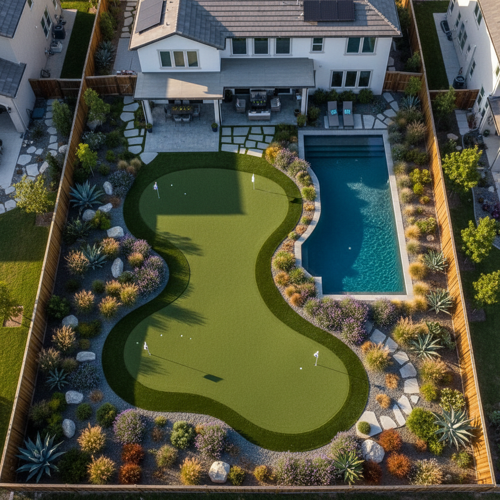 Artificial grass benefits for homeowners - golf & putting greens Artificial grass benefits for homeowners - golf & putting greens
