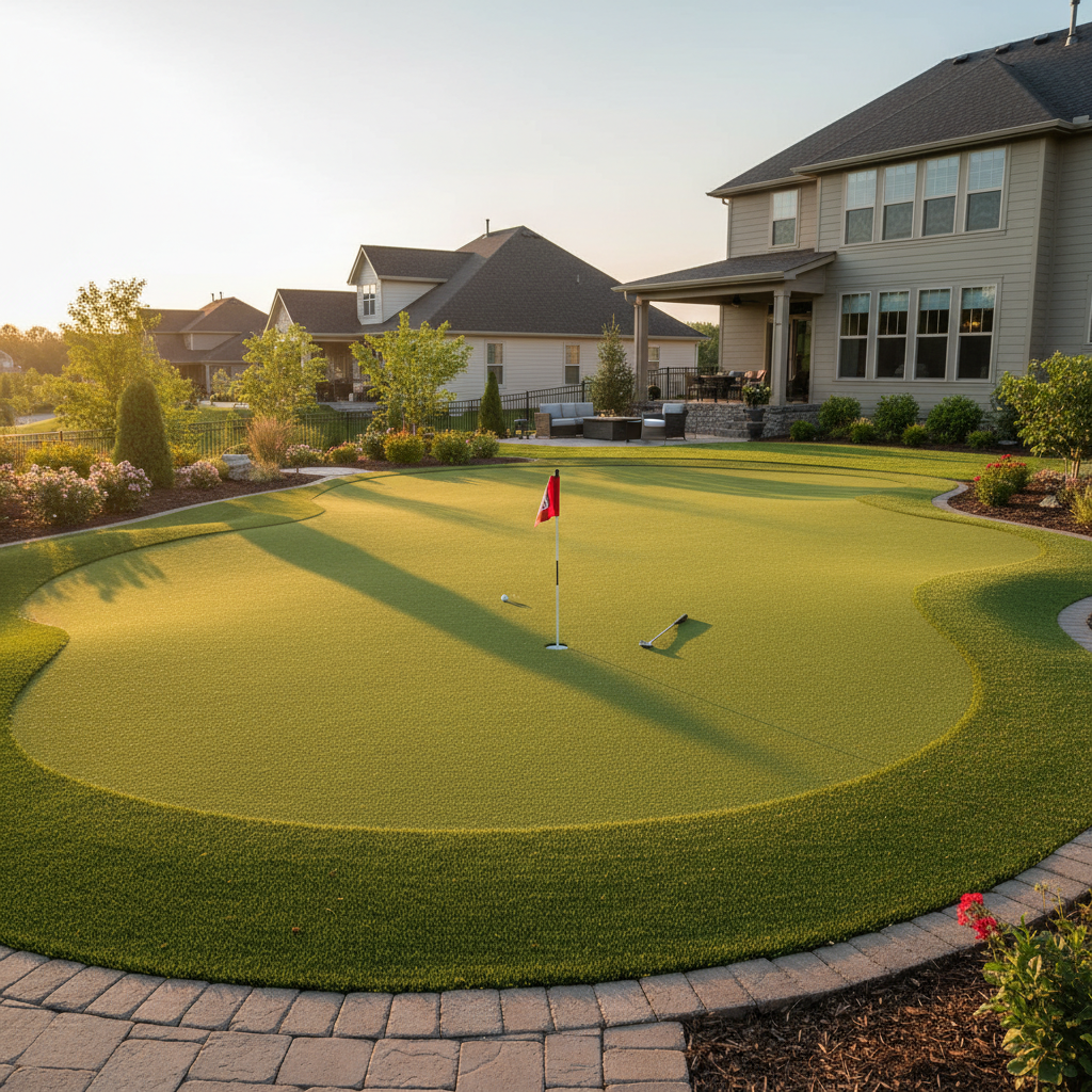 6 Benefits of Installing a Backyard Putting Green in Stamford, CT - artificial grass installation by Pags The Turf Guy