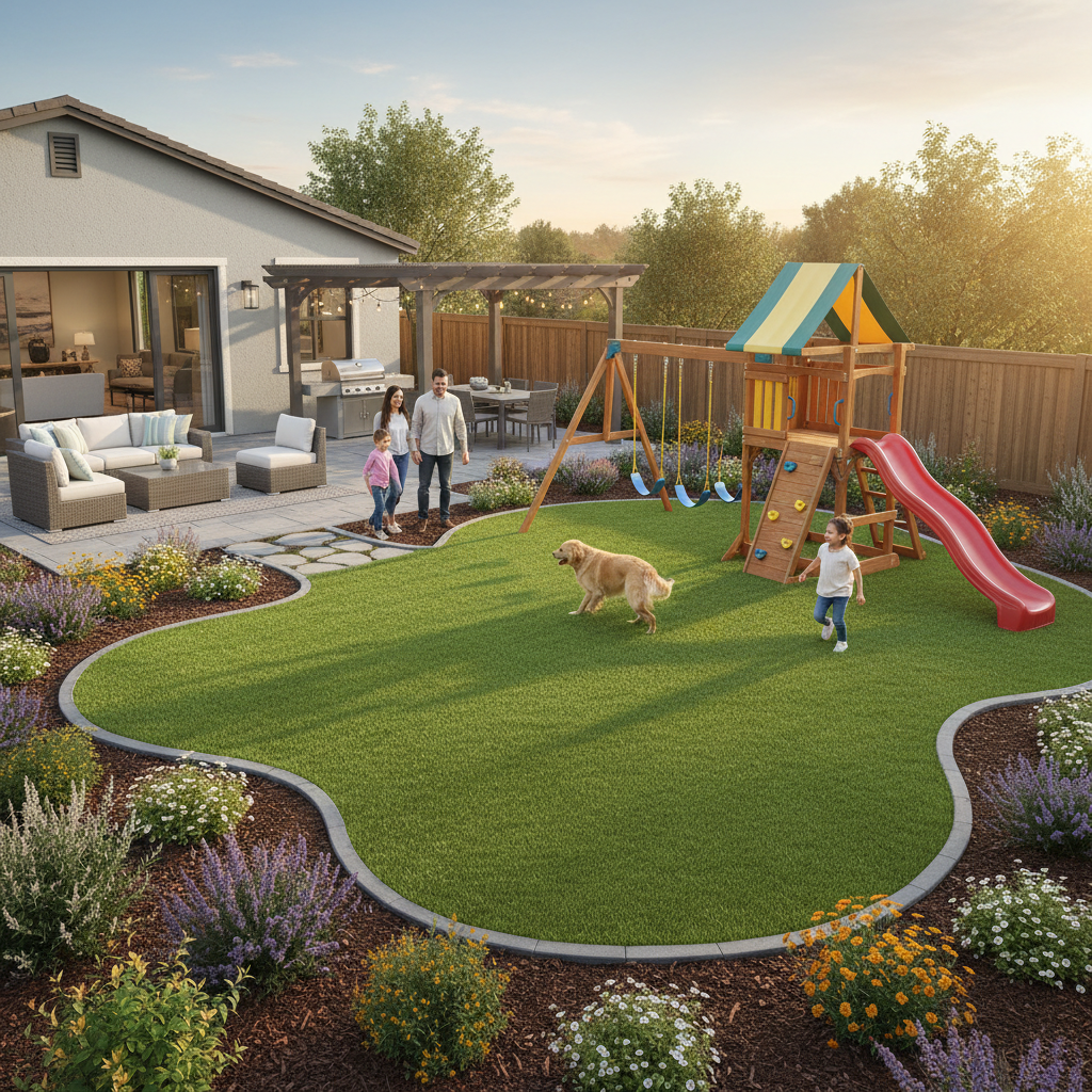 Artificial grass benefits for homeowners - family & lifestyle