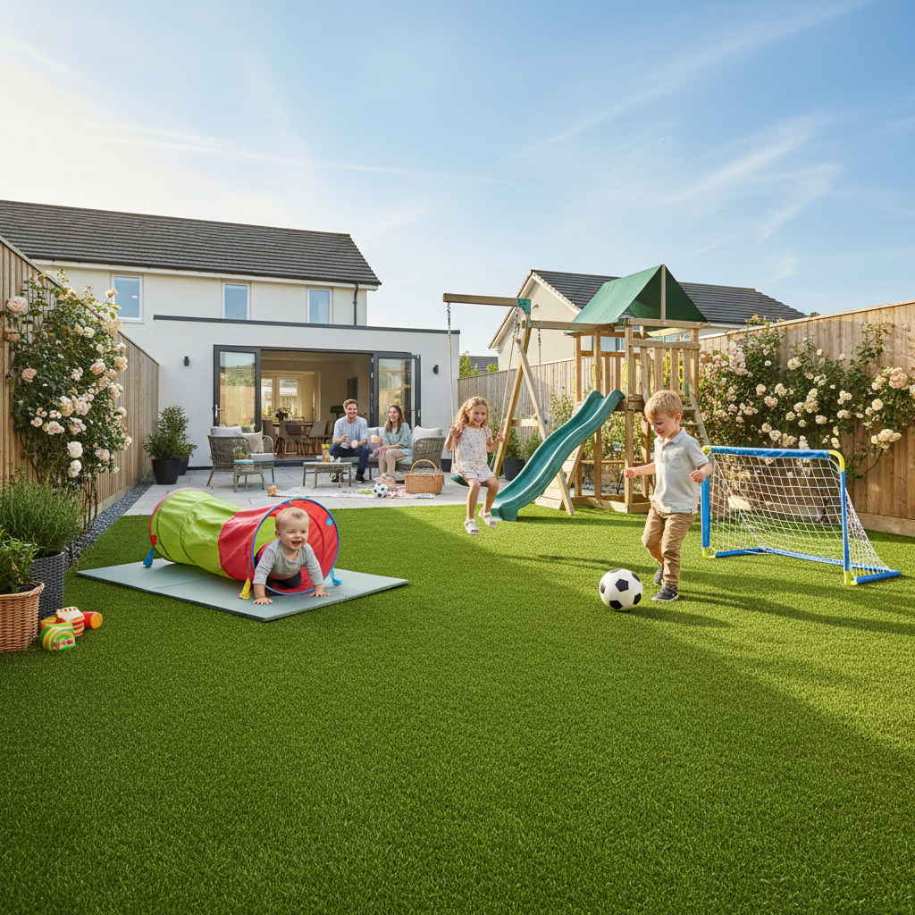 8 Brilliant Outdoor Living Ideas Using Artificial Turf in NYC - artificial grass installation by Pags The Turf Guy